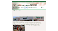 Desktop Screenshot of dollardepotonline.com